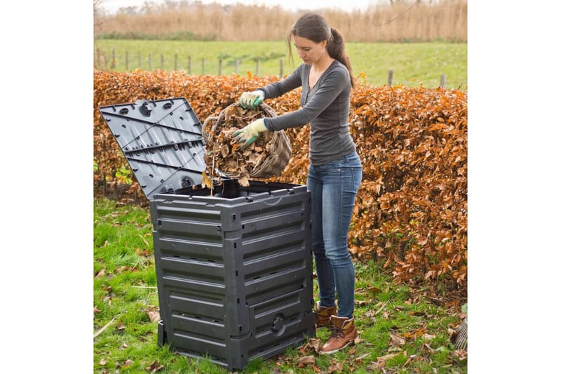 Nature kompostbeholder 300 L sort - Sort - Varmkompost & kompostbeholder