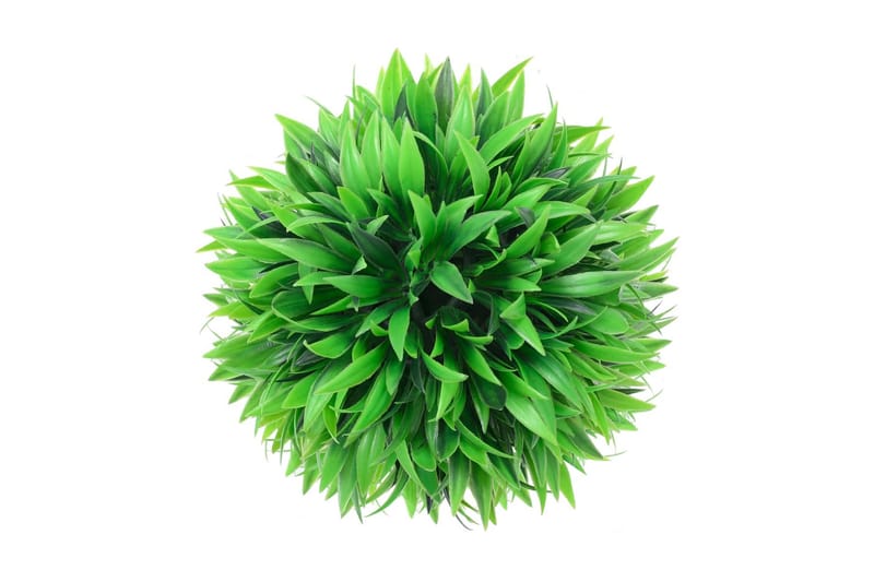 Kunstige Buksbom 2 Stk. 20 cm Kugleformet - Grøn - Have - Havearbejde & dyrkning - Planter - Hækkeplanter - Buksbom