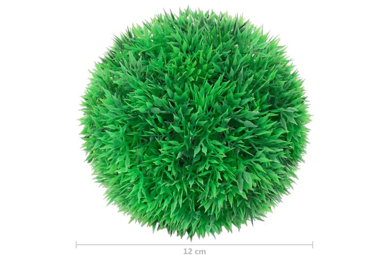 Kunstige Buksbom 4 Stk. 12 cm Kugleformet - Grøn - Have - Havearbejde & dyrkning - Planter - Hækkeplanter - Buksbom