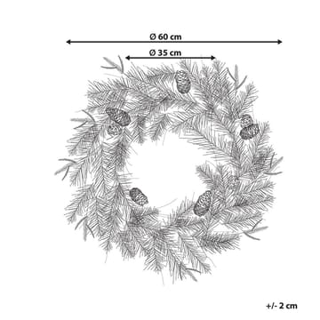 Julekrans Kamerun - Boligtilbehør - Julepynt & højtidsdekorationer - Juelpynt og juledekoration - Julekrans