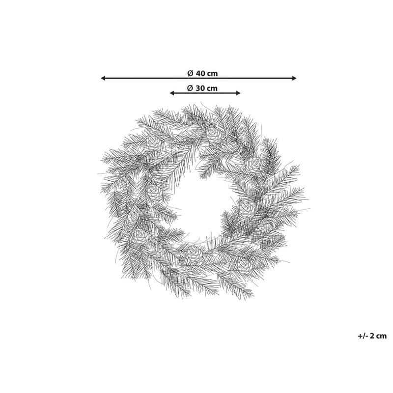 Julekrans Wapta - Have - Havearbejde & dyrkning - Planter - Pynteplanter - Dørkranse