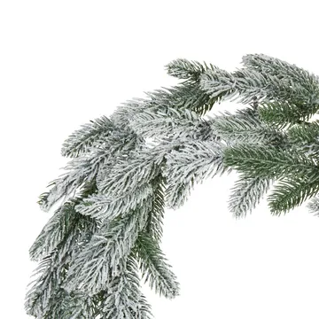 Sneklædt julekrans Albini - Boligtilbehør - Julepynt & højtidsdekorationer - Juelpynt og juledekoration - Julekrans