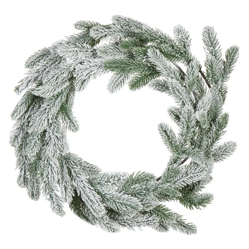 Sneklædt julekrans Albini - Boligtilbehør - Julepynt & højtidsdekorationer - Juelpynt og juledekoration - Julekrans