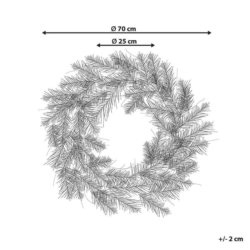 Sneklædt julekrans Sundo - Boligtilbehør - Julepynt & højtidsdekorationer - Juelpynt og juledekoration - Julekrans