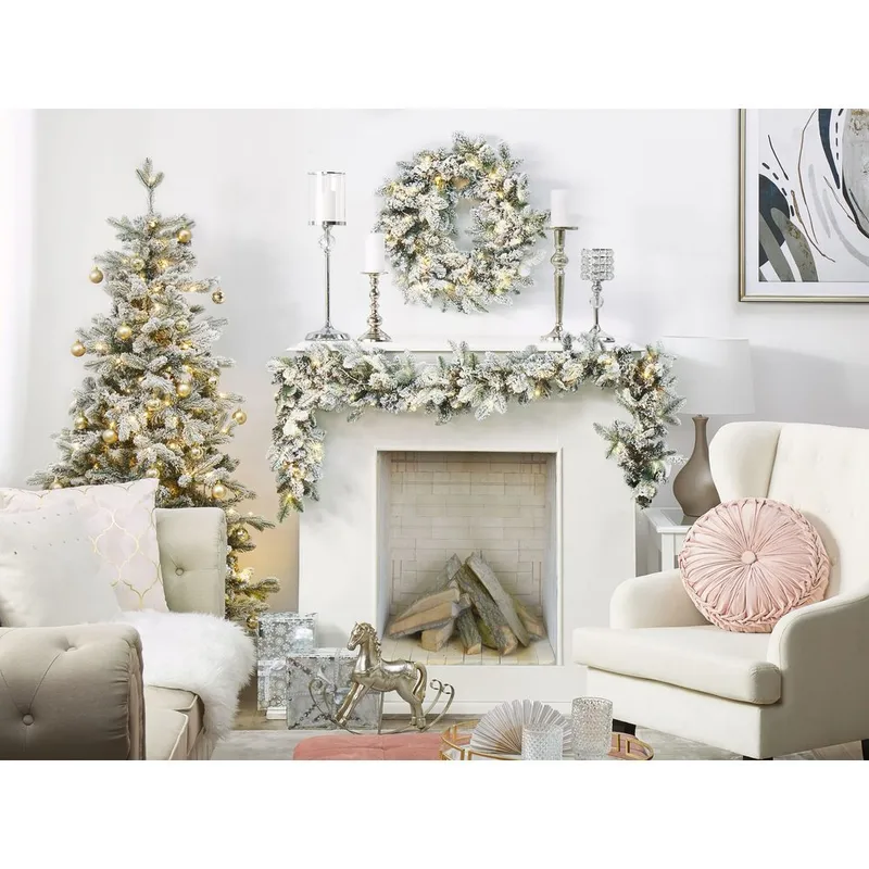 Sneklædt julekrans Sundo - Boligtilbehør - Julepynt & højtidsdekorationer - Juelpynt og juledekoration - Julekrans