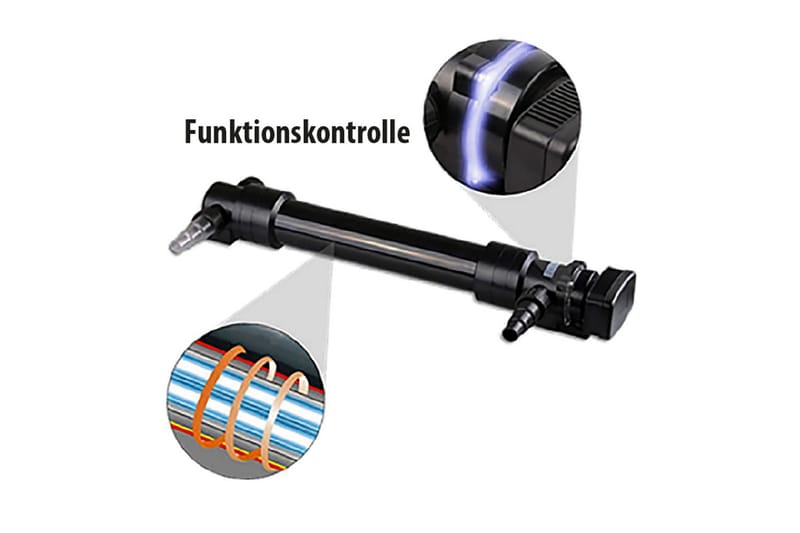 UVC Rensning Heissner Udførelse 110 W (Passer dam 120.000 L) - 110 W (Passer dam 120.000 L) - Have - Udendørsbad - Poolrengøring - UV-rengøring