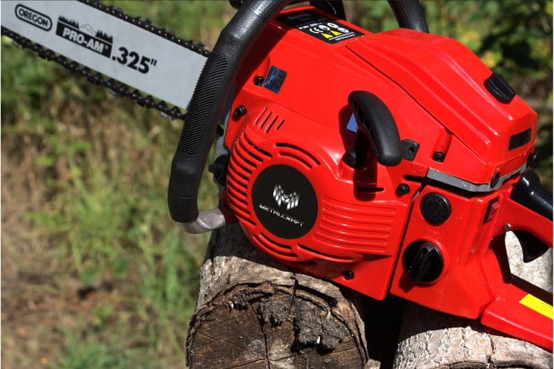 Benzindrevet motorsav 45 CC | Kæde og sværd fra Oregon - Have - Havemaskiner - Havesave - Motorsav & kædesav