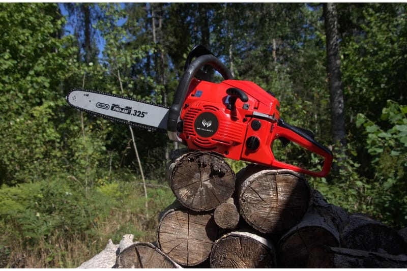 Benzindrevet motorsav 45 CC | Kæde og sværd fra Oregon - Have - Havemaskiner - Havesave - Motorsav & kædesav