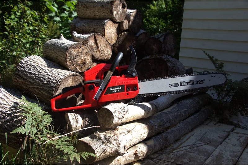 Benzindrevet motorsav 45 CC | Kæde og sværd fra Oregon - Have - Havemaskiner - Havesave - Motorsav & kædesav