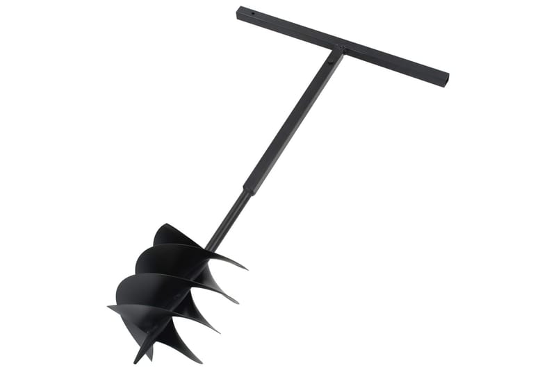 Jordbor med håndtag 250 mm med forlængerrør 8 m stål - Have - Havemaskiner - Jordbor