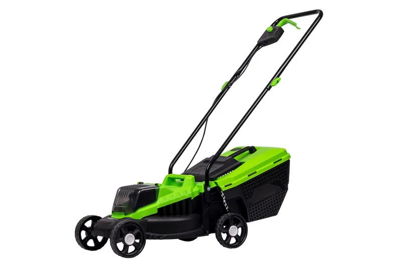 Fornorth Batteridrevet Plæneklipper Gh1000E, 20V med Batteri og Oplader, Hvid