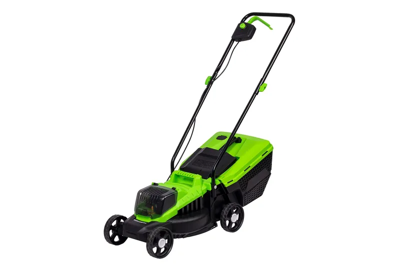 Fornorth Batteridrevet Plæneklipper Gh1000E, 20V med Batteri og Oplader - Hvid - Have - Havemaskiner - Plæneklippere