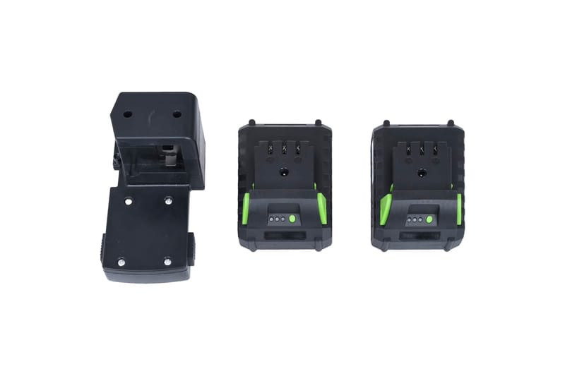 ledningsfri plæneklipper to batteripakker 20 V 2000 mAh - Grøn - Have - Havemaskiner - Plæneklippere