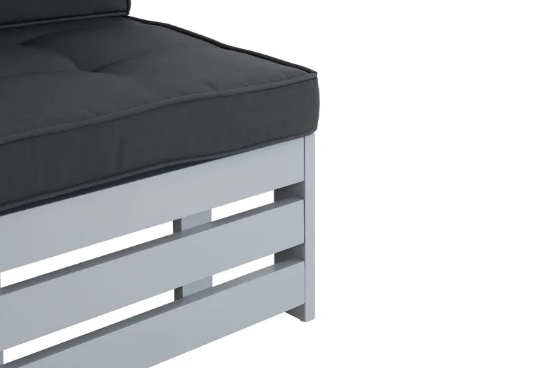 Husarn Midtermodul med Hynde Mat Grå - KWA - Have - Udendørs miljø - Altan & terrasse - Altanmøbler