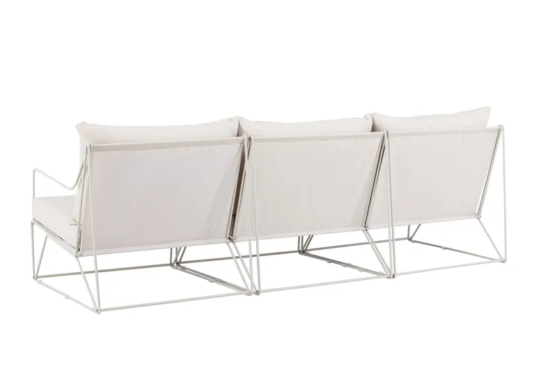 Usteryd 3-personers loungesofa - Beige - Havemøbler - Loungemøbler - Loungesofaer