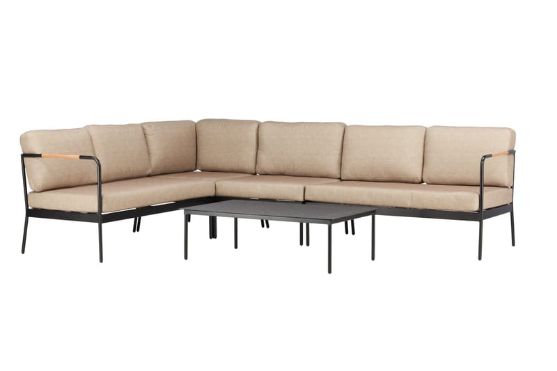 Pehnna Sofa Gruppe 5-personers - Sort - Have - Udendørs miljø - Altan & terrasse - Altanmøbler