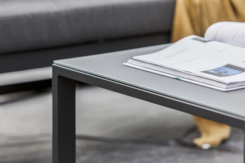 Loungegruppe til udendørs brug Hillerstorp Lundamo grå - Grå - Have - Udendørs miljø - Altan & terrasse - Altanmøbler