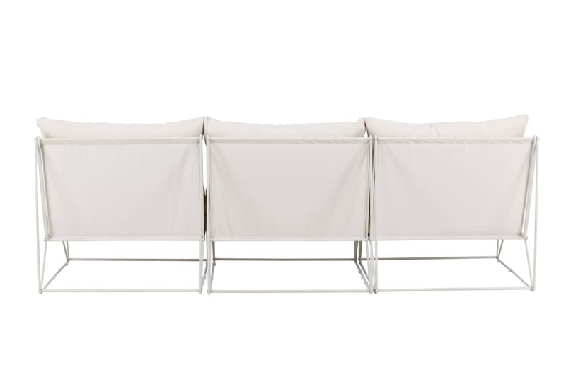Usteryd 3-personers loungesofa - Beige - Havemøbler - Loungemøbler - Loungesofaer
