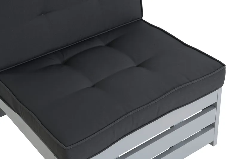 Husarn Midtermodul med Hynde Mat Grå - KWA - Have - Udendørs miljø - Altan & terrasse - Altanmøbler