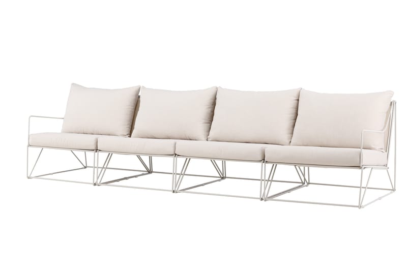 Usteryd 4-personers loungesofa, Beige