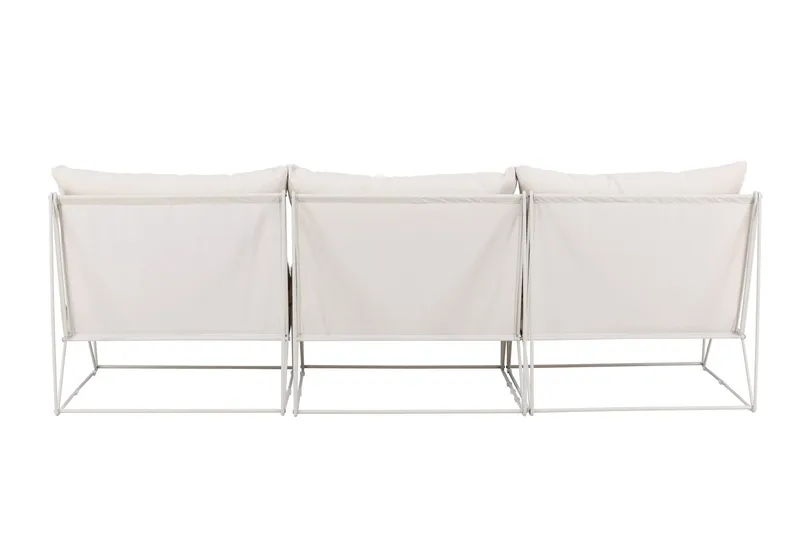 Usteryd 3-personers loungesofa - Beige - Havemøbler - Loungemøbler - Loungesofaer