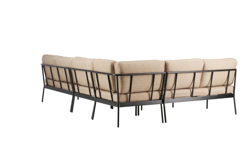 Pehnna Sofa Gruppe 5-personers - Sort - Have - Udendørs miljø - Altan & terrasse - Altanmøbler
