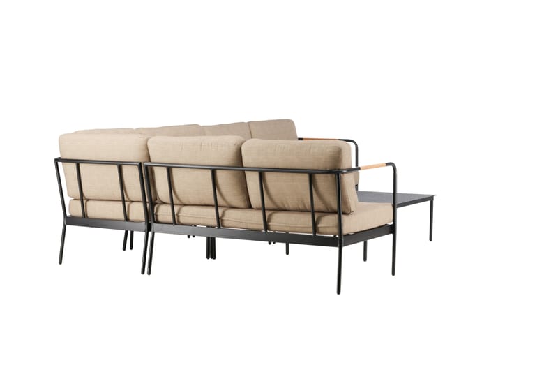 Pehnna Sofa Gruppe 5-personers - Sort - Have - Udendørs miljø - Altan & terrasse - Altanmøbler