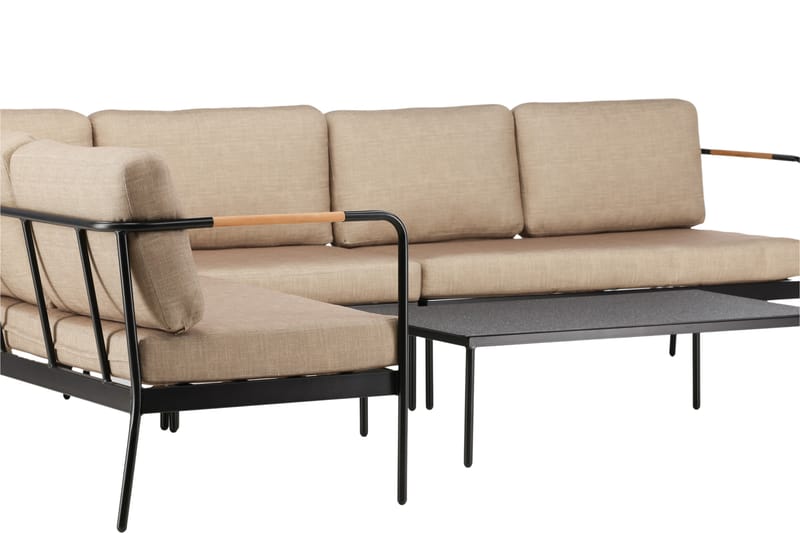 Pehnna Sofa Gruppe 5-personers - Sort - Have - Udendørs miljø - Altan & terrasse - Altanmøbler