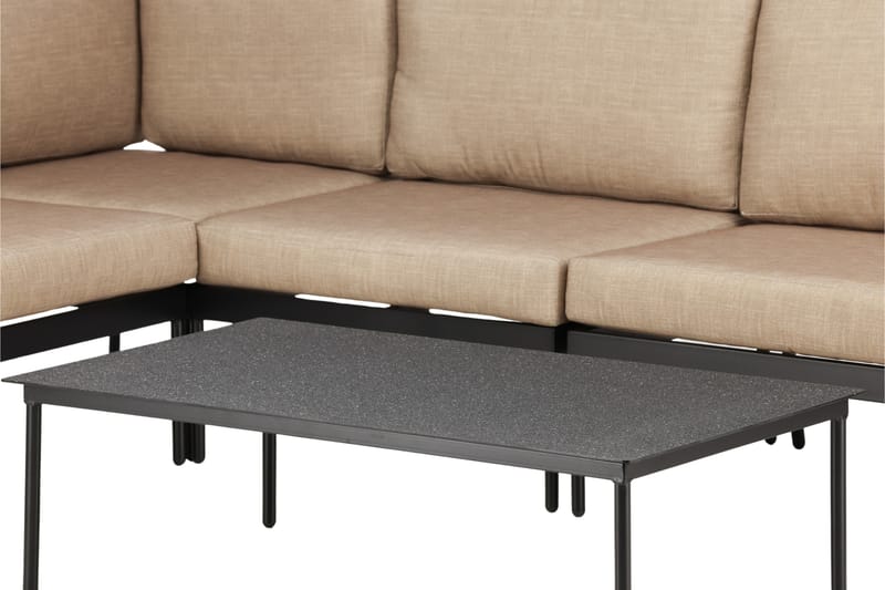 Pehnna Sofa Gruppe 5-personers - Sort - Have - Udendørs miljø - Altan & terrasse - Altanmøbler