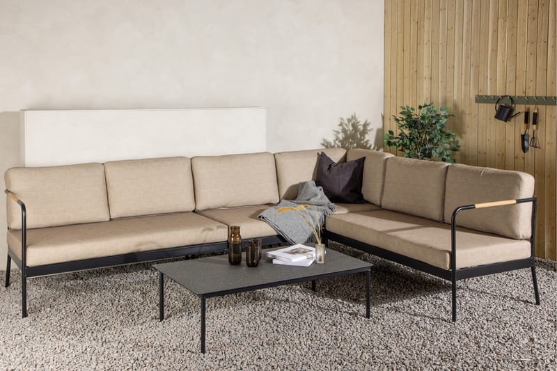 Pehnna Sofa Gruppe 5-personers - Sort - Have - Udendørs miljø - Altan & terrasse - Altanmøbler