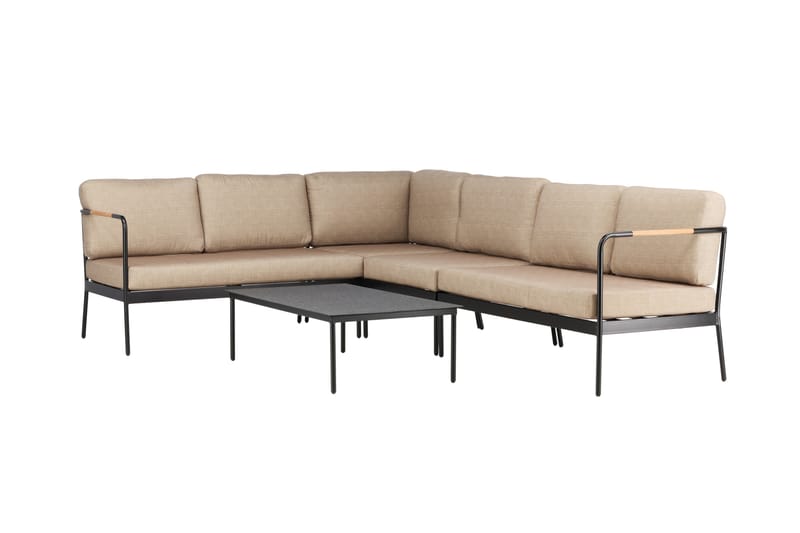 Pehnna Sofa Gruppe 5-personers - Sort - Have - Udendørs miljø - Altan & terrasse - Altanmøbler