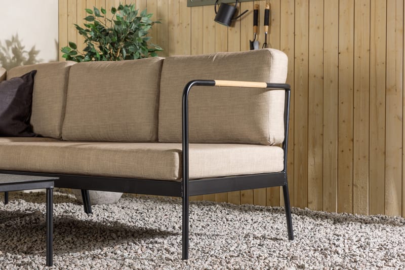 Pehnna Sofa Gruppe 5-personers - Sort - Have - Udendørs miljø - Altan & terrasse - Altanmøbler