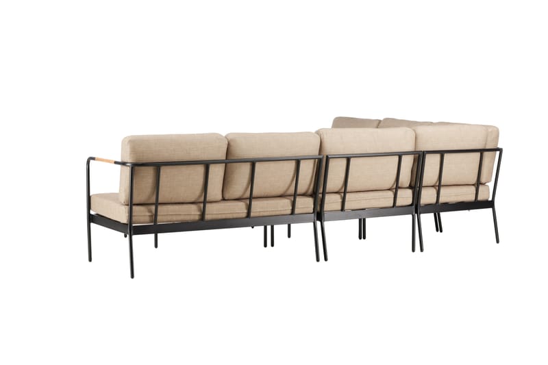 Pehnna Sofa Gruppe 5-personers - Sort - Have - Udendørs miljø - Altan & terrasse - Altanmøbler