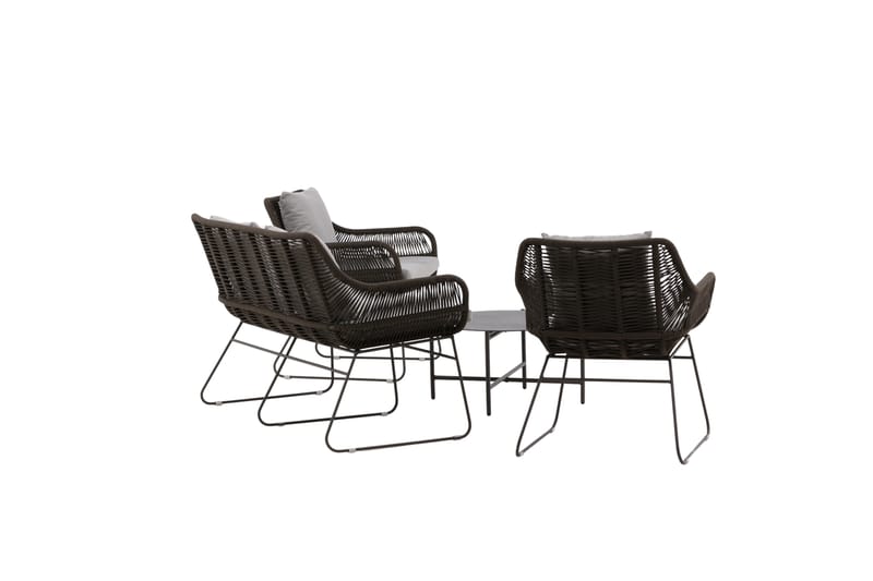 Davao Sofa Gruppe 4-personers - Mørkegrå - Have - Udendørs miljø - Altan & terrasse - Altanmøbler