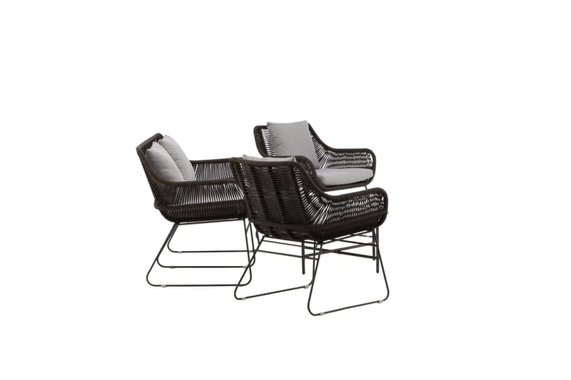Davao Sofa Gruppe 4-personers - Mørkegrå - Have - Udendørs miljø - Altan & terrasse - Altanmøbler