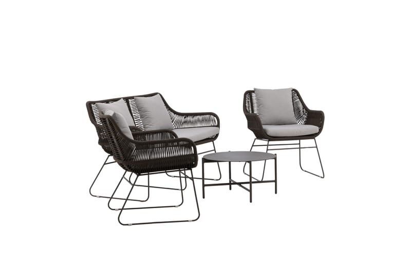 Davao Sofa Gruppe 4-personers - Mørkegrå - Have - Udendørs miljø - Altan & terrasse - Altanmøbler