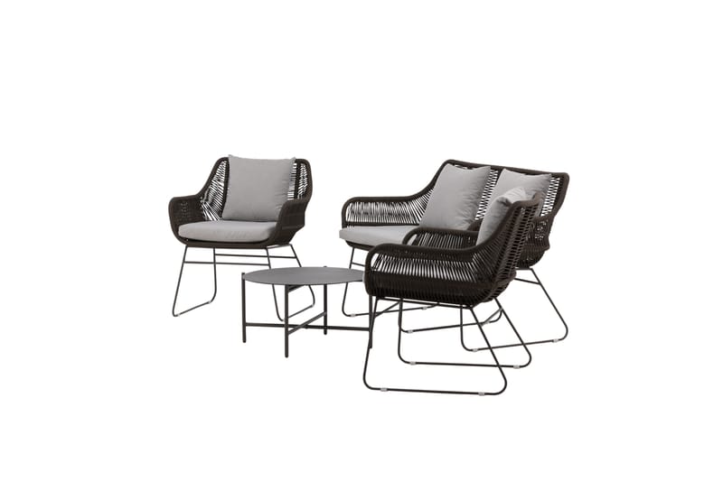 Davao Sofa Gruppe 4-personers - Mørkegrå - Have - Udendørs miljø - Altan & terrasse - Altanmøbler