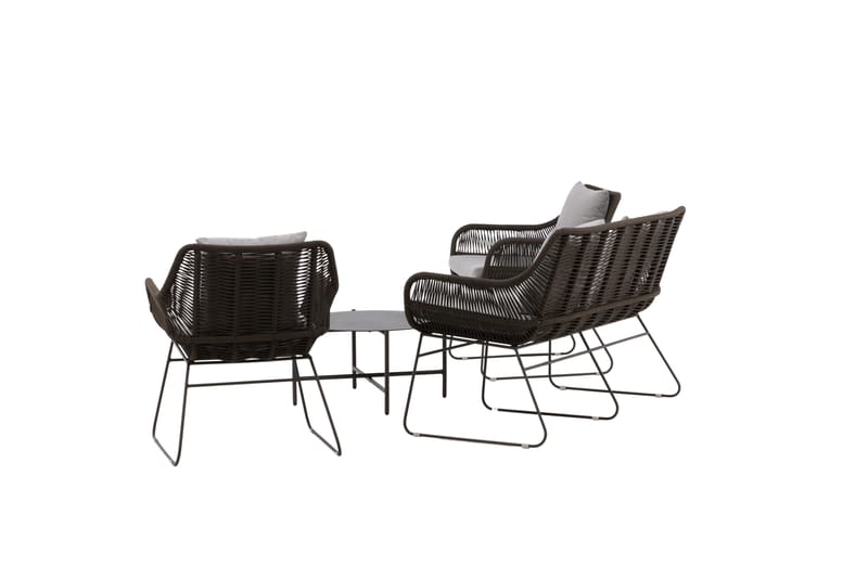Davao Sofa Gruppe 4-personers - Mørkegrå - Have - Udendørs miljø - Altan & terrasse - Altanmøbler
