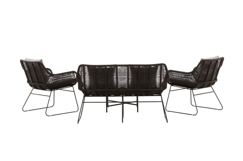 Davao Sofa Gruppe 4-personers - Mørkegrå - Have - Udendørs miljø - Altan & terrasse - Altanmøbler