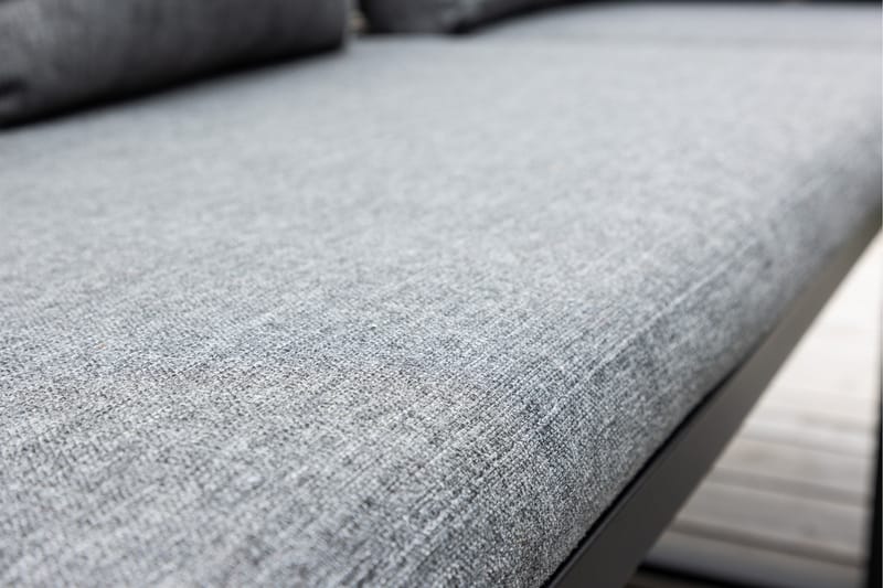 Dallas Sofa Gruppe 5-personers - Sort - Have - Udendørs miljø - Altan & terrasse - Altanmøbler
