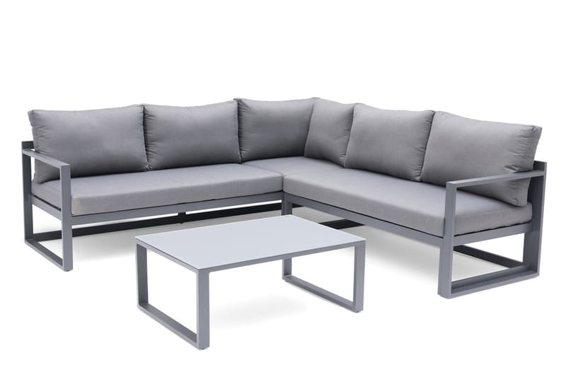 Loungegruppe Hillerstorp Lundamo Grå - Grå - Have - Udendørs miljø - Altan & terrasse - Altanmøbler