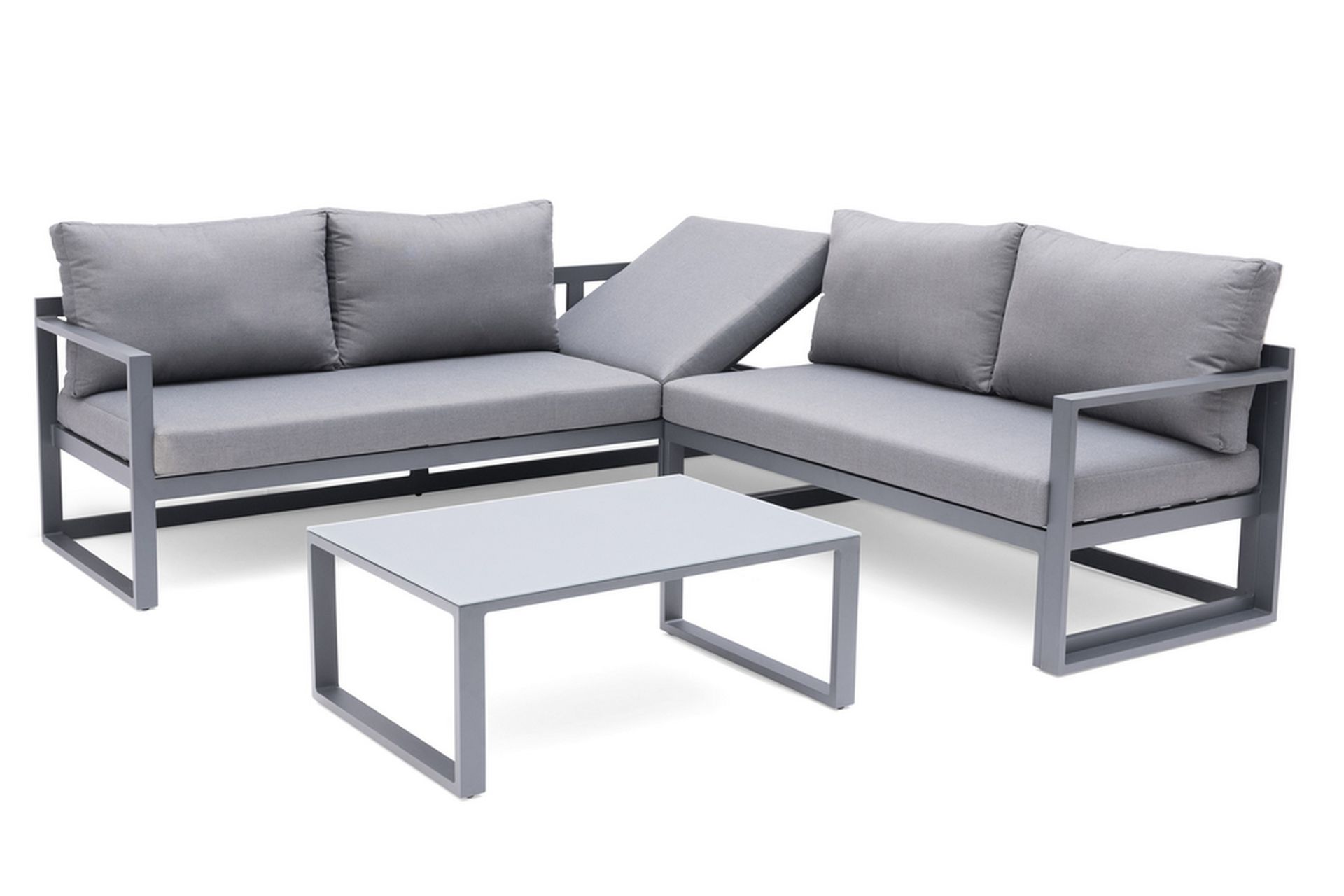 Loungegruppe Hillerstorp Lundamo Grå - Grå - Have - Udendørs miljø - Altan & terrasse - Altanmøbler