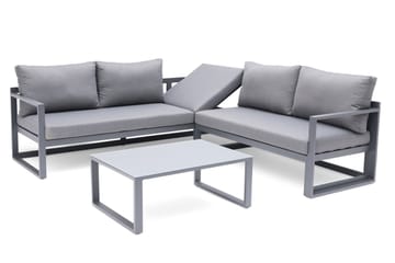 Loungegruppe Hillerstorp Lundamo Grå - Grå - Have - Udendørs miljø - Altan & terrasse - Altanmøbler