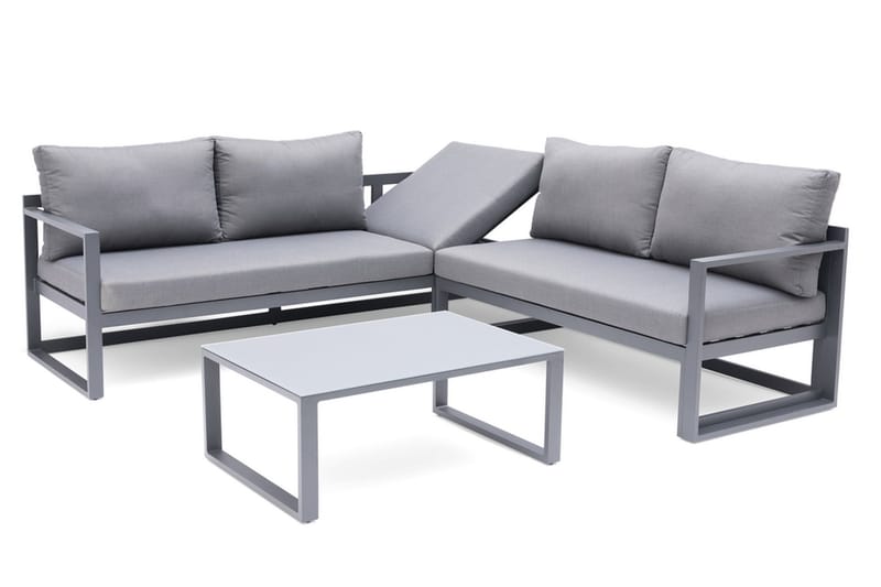 Loungegruppe Hillerstorp Lundamo Grå - Grå - Have - Udendørs miljø - Altan & terrasse - Altanmøbler