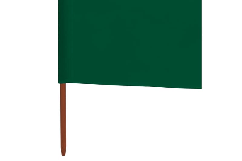 3-Panels Læsejl 400x80 cm Stof Grøn - Grøn - Skærm - Sikkerhed & læhegn altan - Afskærmning & vindsejl