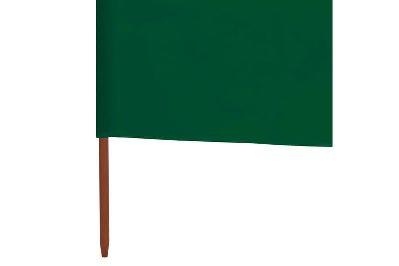 3-Panels Læsejl 400x160 cm Stof Grøn - Grøn - Sikkerhed & læhegn altan - Afskærmning & vindsejl - Skærm