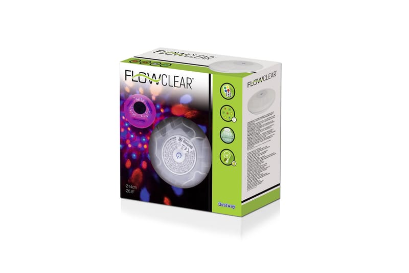 Flydende LED-lys Bestway Rund 14 cm - Bestway - Have - Udendørs miljø - Altan & terrasse - Altanbelysning