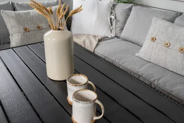 Bentwood Loungesofa 5-sits - Sort/Grå - Havemøbler - Loungemøbler - Sofagrupper udendørs