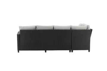 Bentwood Loungesofa 5-sits - Sort/Grå - Havemøbler - Loungemøbler - Sofagrupper udendørs