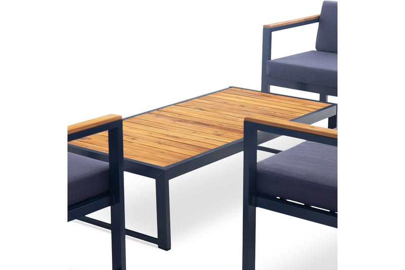 Dalarö Loungesæt 4-sæder Blå - Lyfco - Have - Udendørs miljø - Altan & terrasse - Altanmøbler